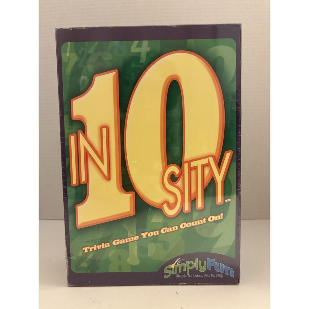 IN10SITY Vintage Trivia Board Game. Two or more players, age 10+. New, sealed.